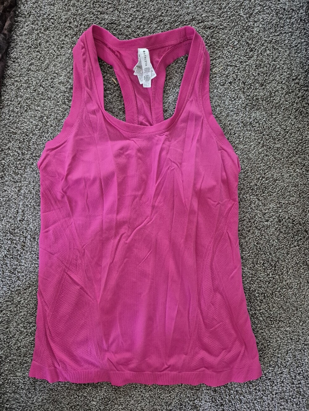 Atjleta Hot Pink Racerback Running Atjletic Tank Size Medium